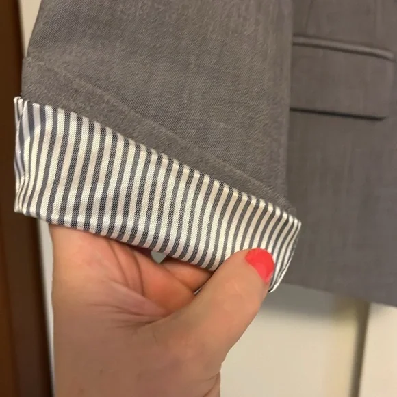 Banana Republic | 12P | like new condition | gray blazer - Picture 10 of 13
